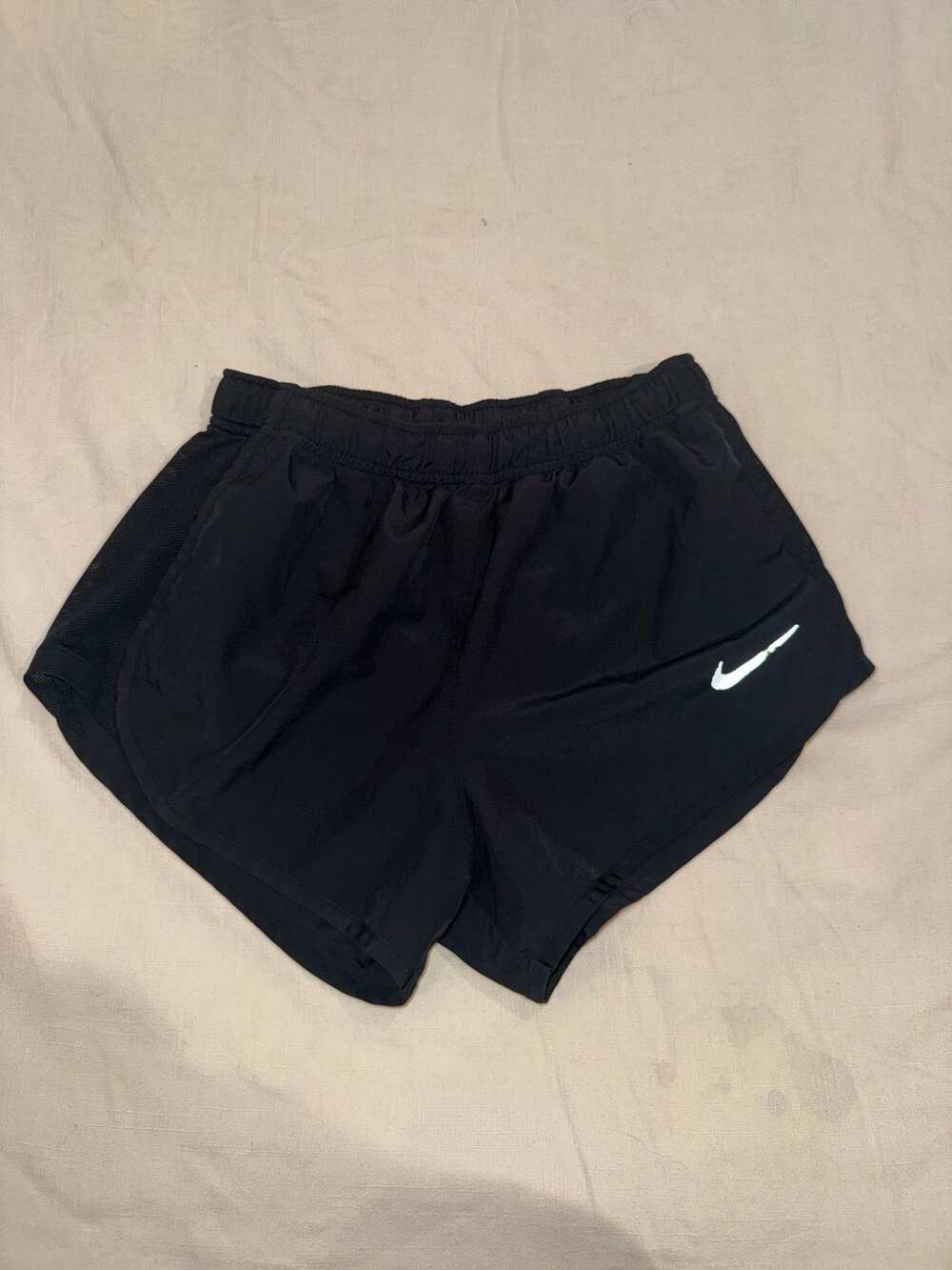 Nike Black Running Shorts Size Small Mesh Side Athletic Shorts